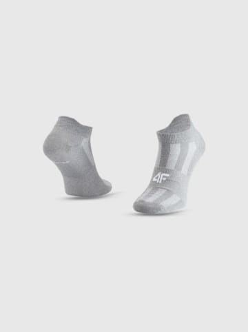 4F 3-delige set: sportsokken roze/grijs/zwart