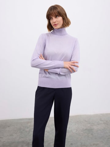 BGN Rollkragenpullover in Flieder