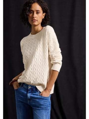 Cecil Sweter w kolorze kremowym