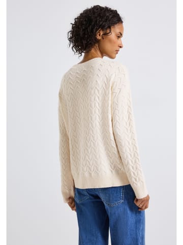 Cecil Sweter w kolorze kremowym