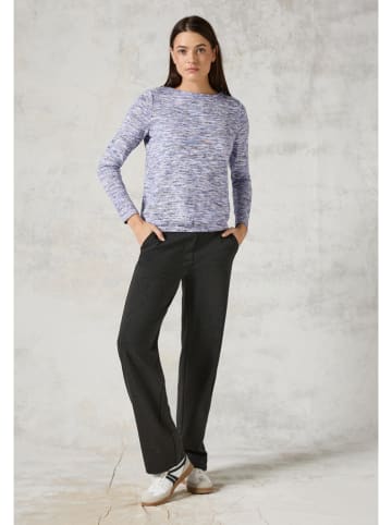 Cecil Pullover in Dunkelblau/ Weiß