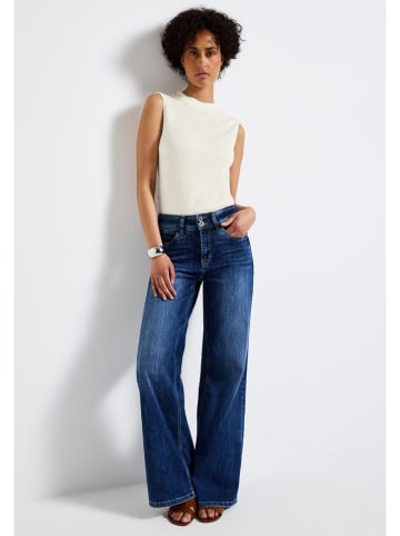 Street One Top w kolorze kremowym