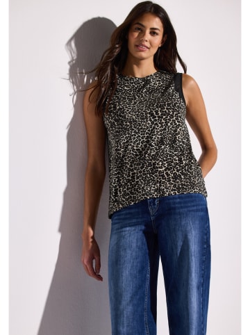 Street One Top zwart/grijs