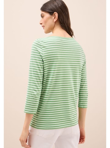 Cecil Koszulka w kolorze zielono-białym