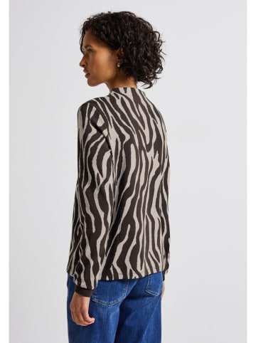 Cecil Longsleeve in Hellgrau/ Schwarz