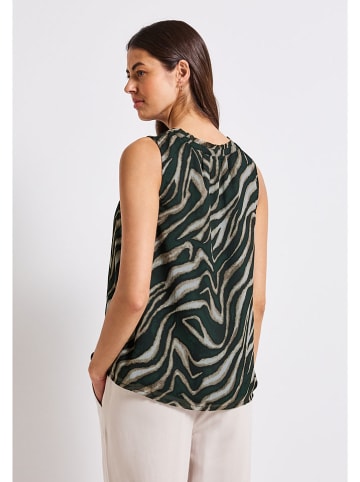 Street One Blouse groen/grijs
