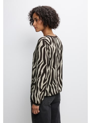 Cecil Bluse in Hellgrau/ Schwarz