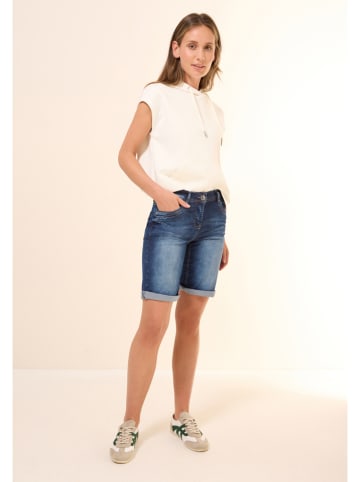 Cecil Jeans-Bermudas in Dunkelblau
