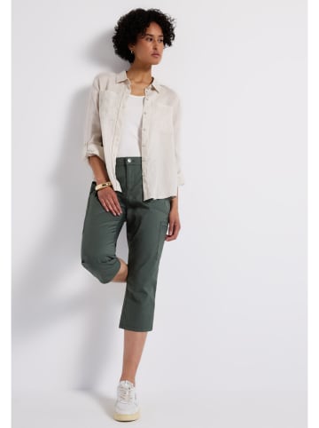 Street One Caprihose in Dunkelgrün