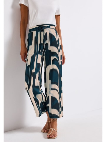 Street One Broek petrol/crème