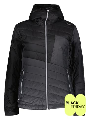 CMP Kurtka pikowana w kolorze czarno-antracytowym