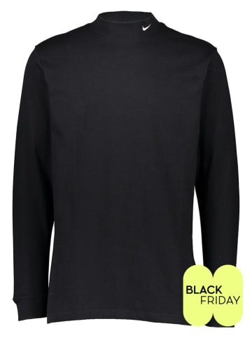 Nike Sportswear Koszulka "Life Mock" w kolorze czarnym