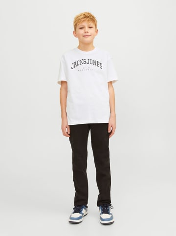 JACK & JONES Junior Koszulka "Caleb" w kolorze białym