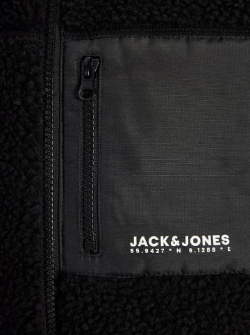 JACK & JONES Junior Kamizelka pluszowa "Bro" w kolorze czarnym
