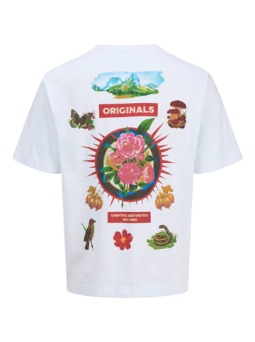 JACK & JONES Junior Koszulka "Acapulco" w kolorze białym