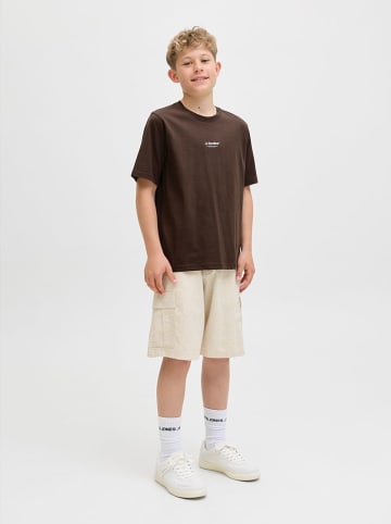 JACK & JONES Junior Koszulka "Soho" w kolorze brązowym