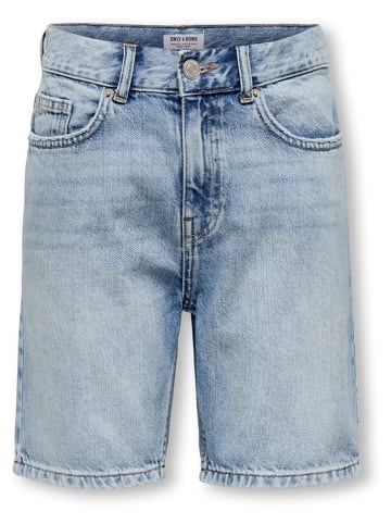 ONLY & SONS Junior Szorty dżinsowe "Edge" w kolorze błękitnym