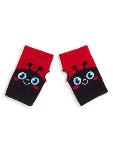 Denokids Ocieplacze "Ladybug" w kolorze czerwonym