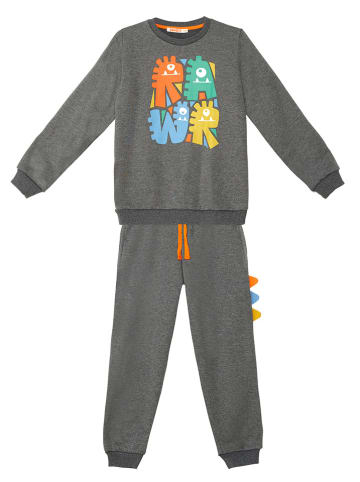 Denokids 2tlg. Outfit "Rawr" in Grau