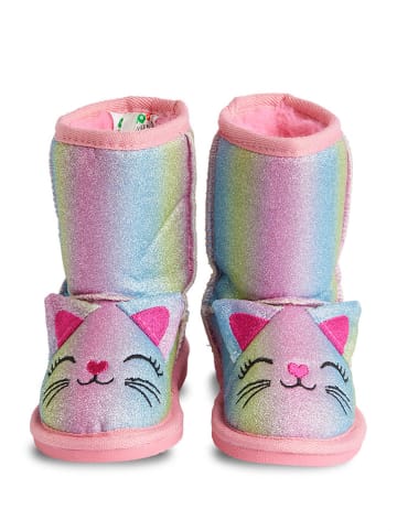Denokids Botki "Cat" w kolorze jasnoróżowym