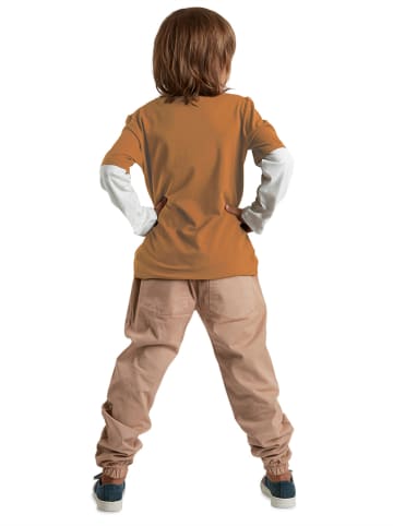 Denokids 2-częściowy zestaw "Jeep Mood" w kolorze brązowo-beżowym