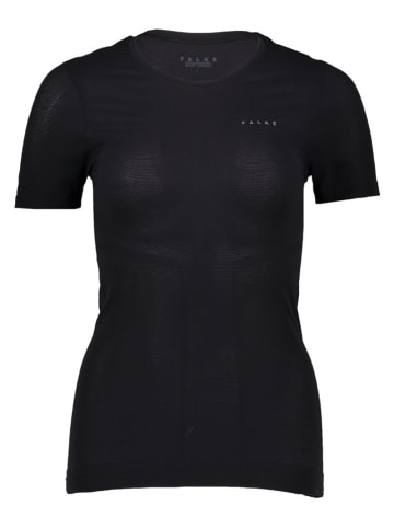 Falke Podkoszulek funkcyjny "Maglietta" w kolorze czarnym