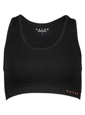 Falke Biustonosz sportowy "Madison" w kolorze czarnym