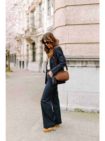 Lia Biassoni Leren schoudertas "Flumendosa" camel - (B)23 x (H)17 x (D)7 cm