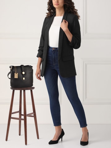 Lia Biassoni Skórzana torebka w kolorze czarnym - 22 x 26 x 12 cm