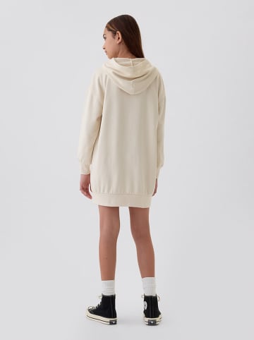 GAP Hoodiekleid in Creme