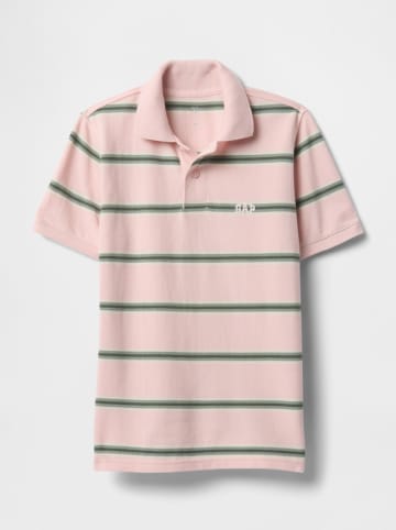 GAP Poloshirt in Rosa/ Khaki