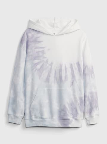GAP Hoodie in Hellblau/ Flieder/ Weiß