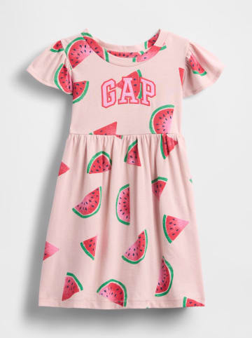 GAP Kleid in Rosa/ Rot/ Grün