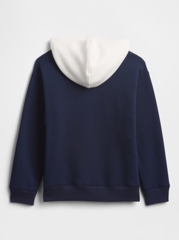 GAP Hoodie in Dunkelblau/ Weiß/ Rot