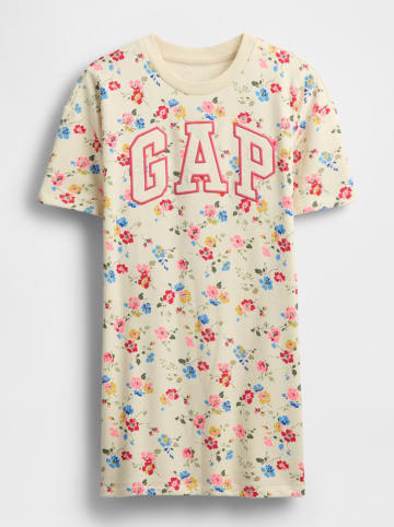 GAP Kleid in Beige/ Bunt