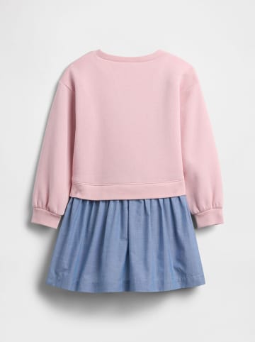 GAP Kleid in Rosa/ Blau