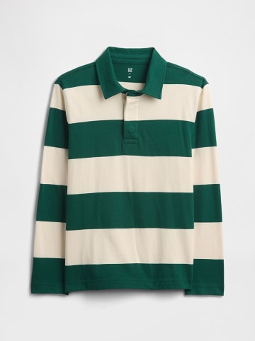 GAP Koszulka polo w kolorze zielonym