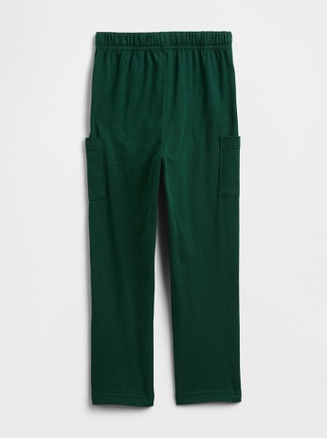 GAP Bojówki dresowe w kolorze zielonym