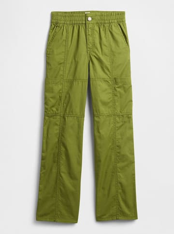 GAP Spodnie funkcyjne w kolorze zielonym