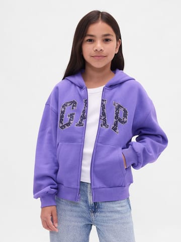 GAP Sweatjacke in Lila