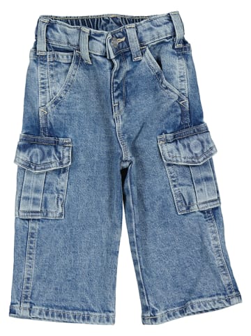 GAP Bojówki dżinsowe - Wide leg - w kolorze niebieskim