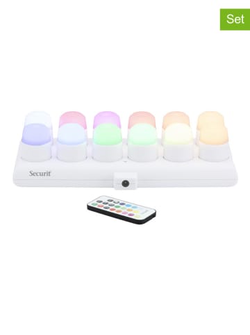 Securit Pogrzewacze (12 szt.) w różnych kolorach - 31 x 8,5 x 14 cm