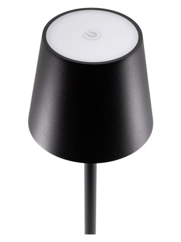 Securit Lampa stołowa LED "Feline" w kolorze czarnym - wys. 38 x Ø 11 cm