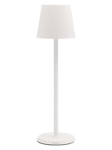 Securit Lampa stołowa LED "Feline" w kolorze białym - wys. 38 x Ø 11 cm