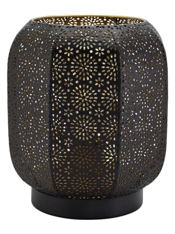 Securit Decoratieve ledlamp "Marrakech" zwart/goudkleurig - (H)18 x Ø 15 cm