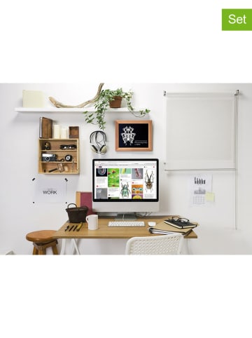 Securit 2tlg. Set: Wandtafel und Kreidestift - (B)20 x (H)24 x (T)1 cm