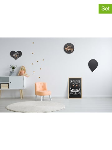 Securit 2tlg. Set: Wandtafel und Kreidestift - (B)80 x (H)60 x (T)1 cm