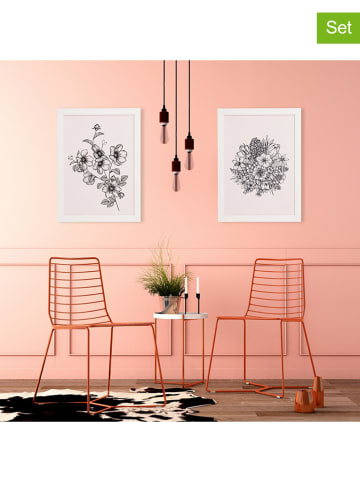 Securit 3-delige set: schoolbord en 2 krijtstiften - (B)60 x (H)40 x (D)1 cm