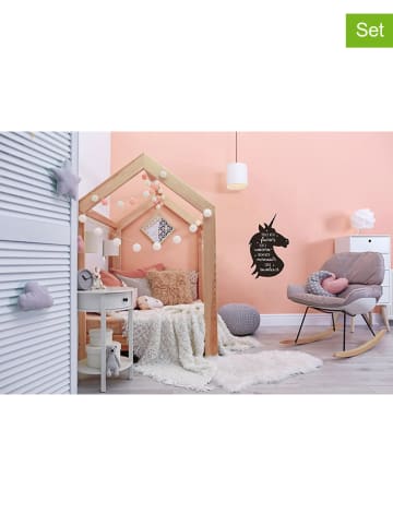 Securit 2tlg. Set: Wandtafel "Unicorn" und Kreidemarker - (B)29,9 x (H)48,8 x (T)1 cm