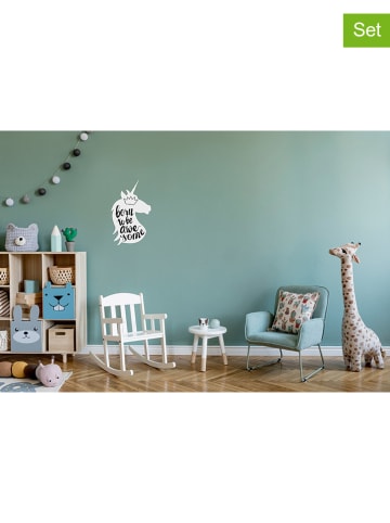 Securit 2tlg. Set: Wandtafel "Unicorn" und Kreidemarker - (B)29,9 x (H)48,8 x (T)1 cm